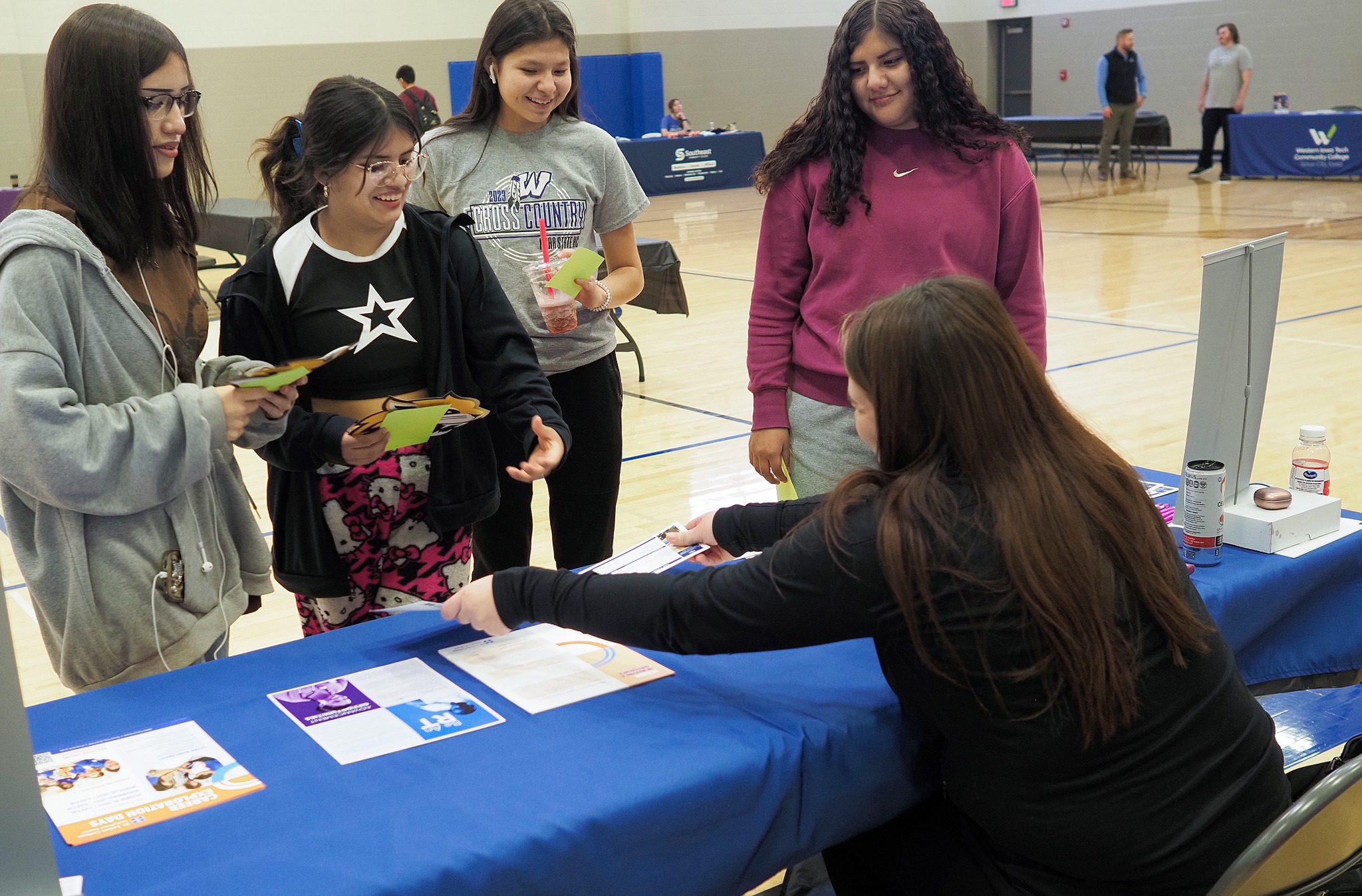 This month, Ho-Chunk, Inc. was proud to partner with Winnebago Public School, Winnebago Tribe Education Department, Little Priest Tribal College, and others to host a College Fair for high school students.