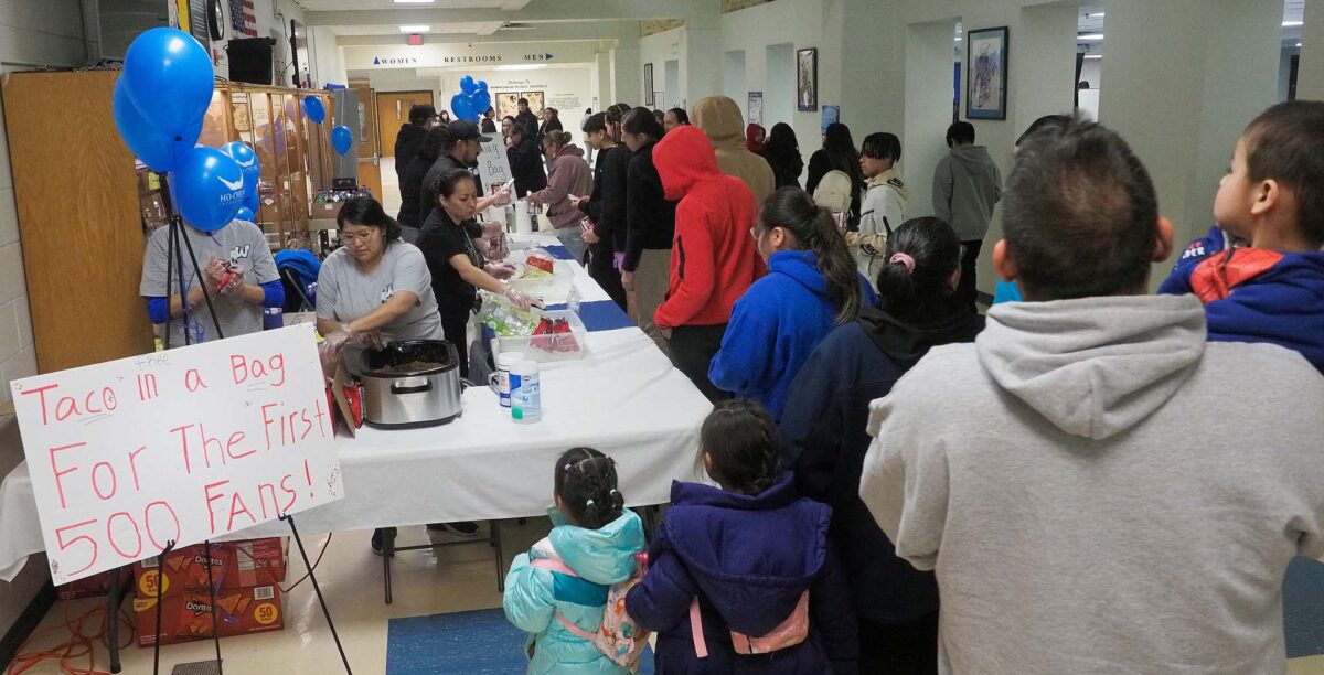 GALLERY HoChunk, Inc. Fan Appreciation At Winnebago Public School