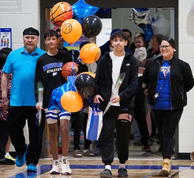 GALLERY HoChunk, Inc. Fan Appreciation At Winnebago Public School